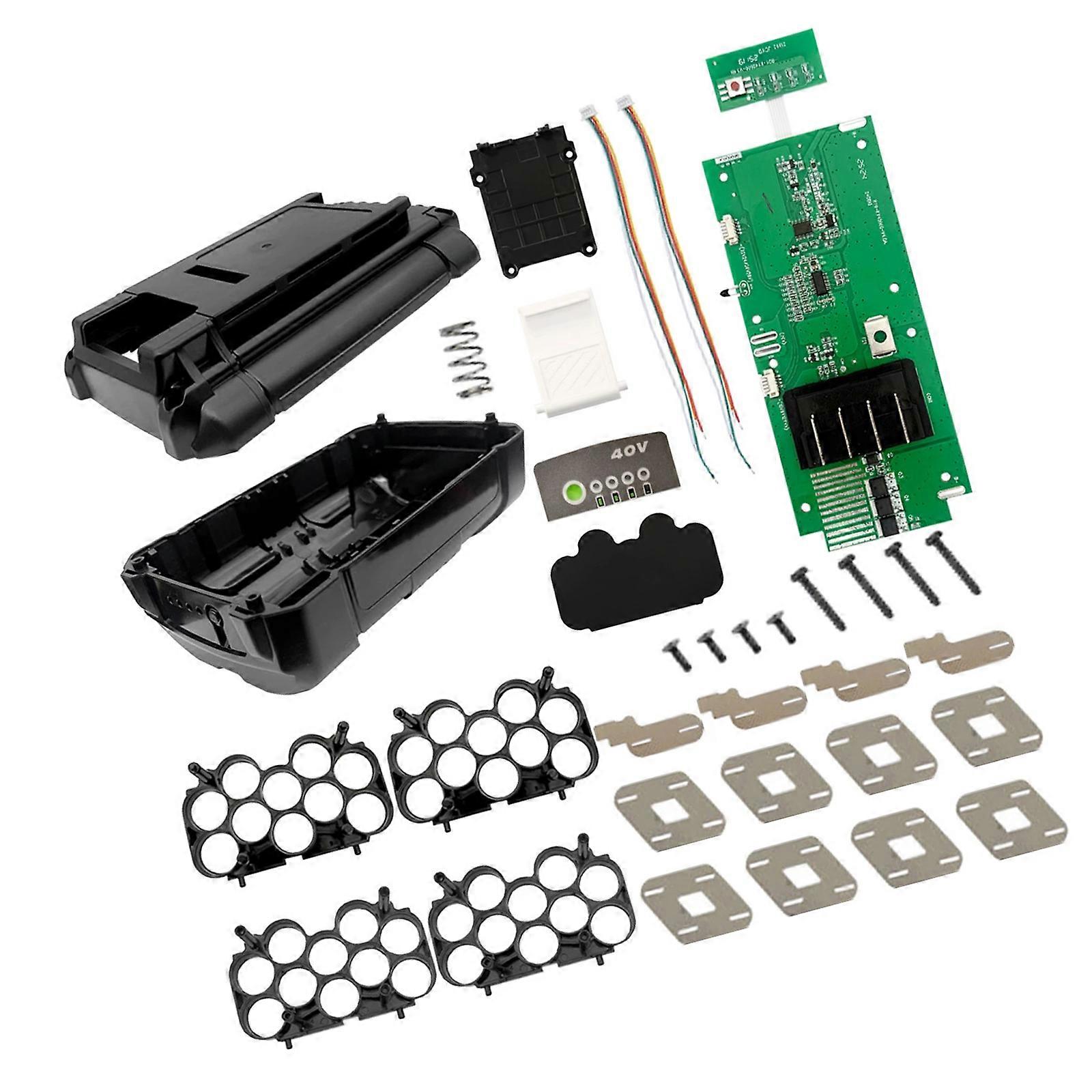 40V Lithium batteries Shell Case For 40V OP4040/OP4026A/OP4050 DIY Projects 20Slots 18650 Holder PCB Protections Circuit Multicolor