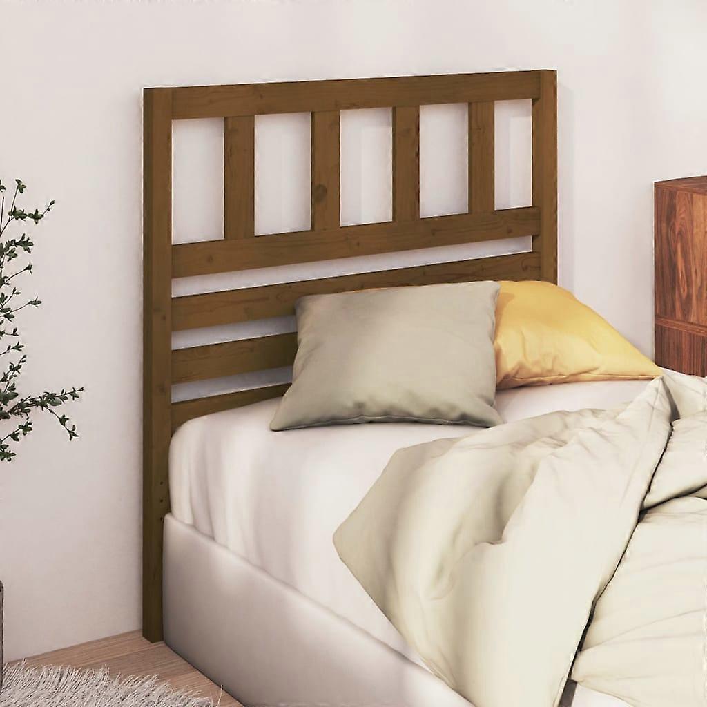 Headboard Honey Brown 96x4x100 cm Solid Pine Wood