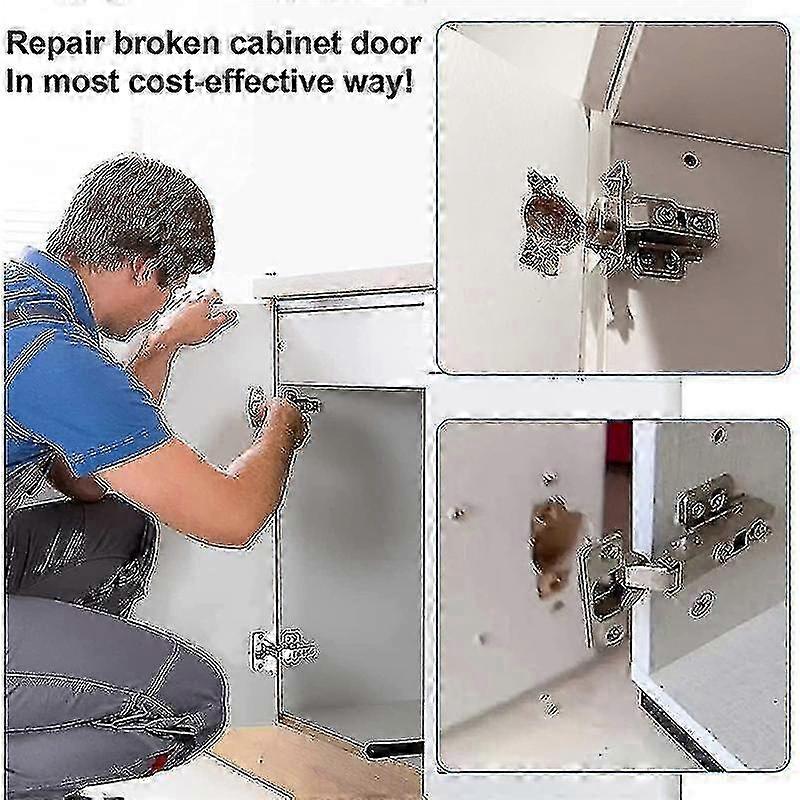 10kpl kaapin saranan korjauslevysarja keittiön kaappiin ja laatikkoon