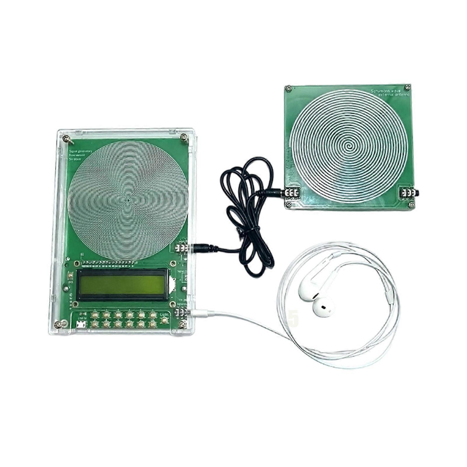 Portable Schumanns Resonances Generator Digitals Keypad Design With USB Charging And Default 7.83Hz For Devices Multicolor