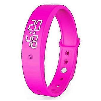 Vibration Alarm Smart Watch With 6 Daily Reminders And Body Temperature Measurement Function