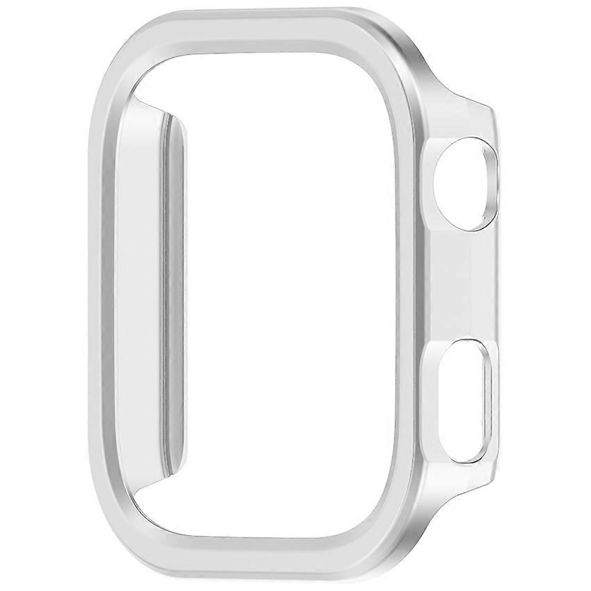 Semi-Enclosed PC Hollowed-Out Watch Case for Redmi Watch 6 (Silver)