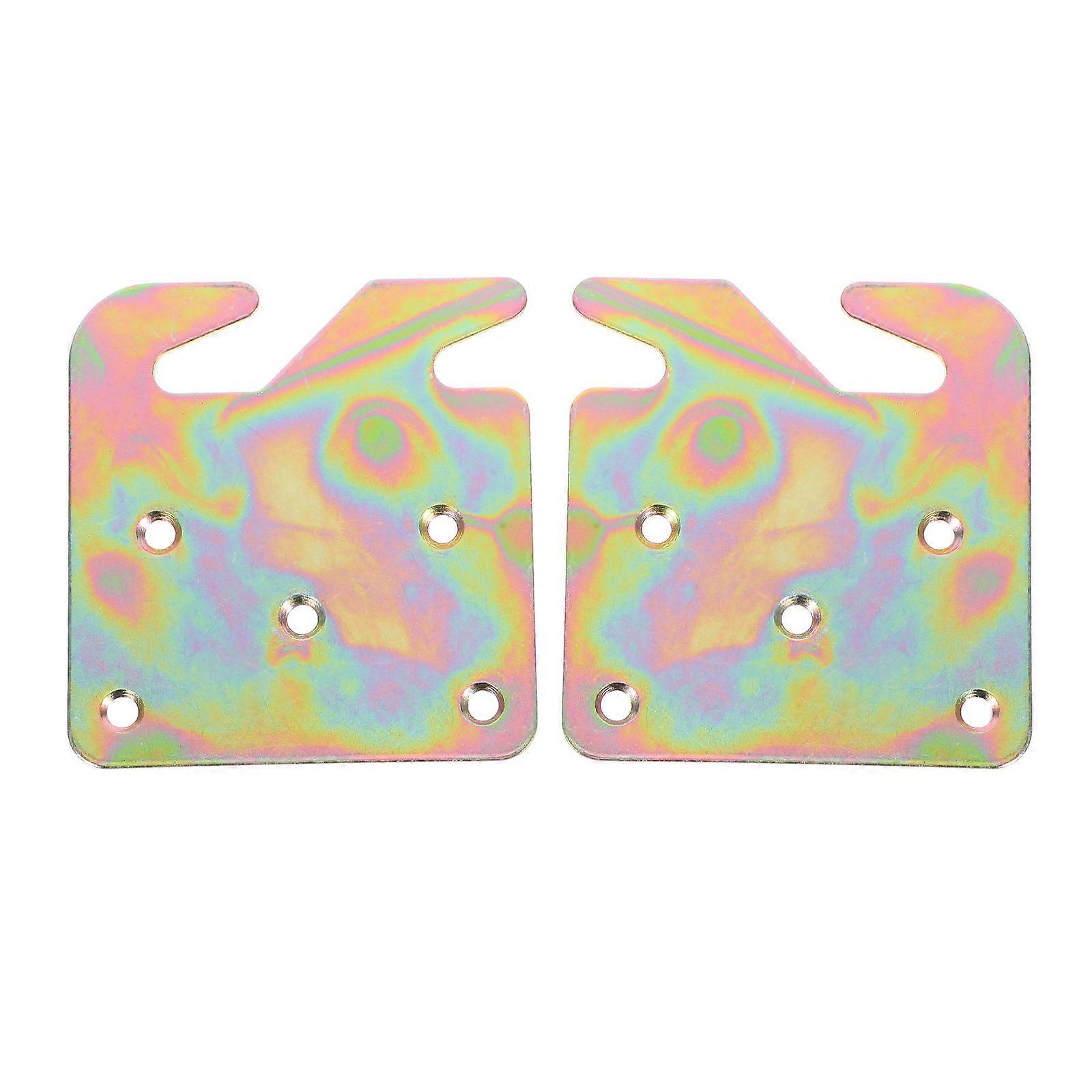 Bed Supplies Hinge Bracket Snap Connectors for Wood Bed 4Pcs Set