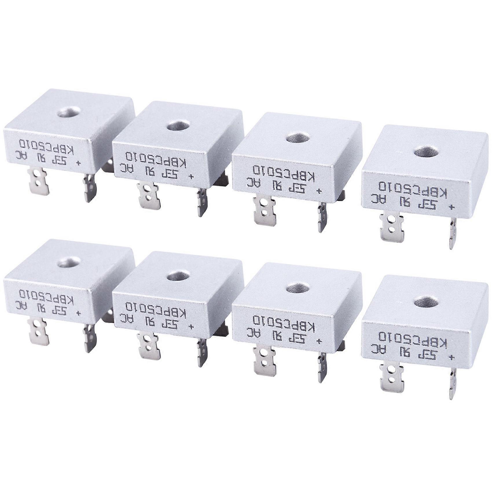 8X 50A 1000V Metal Case Single Phases Diode Bridge Rectifier KBPC5010
