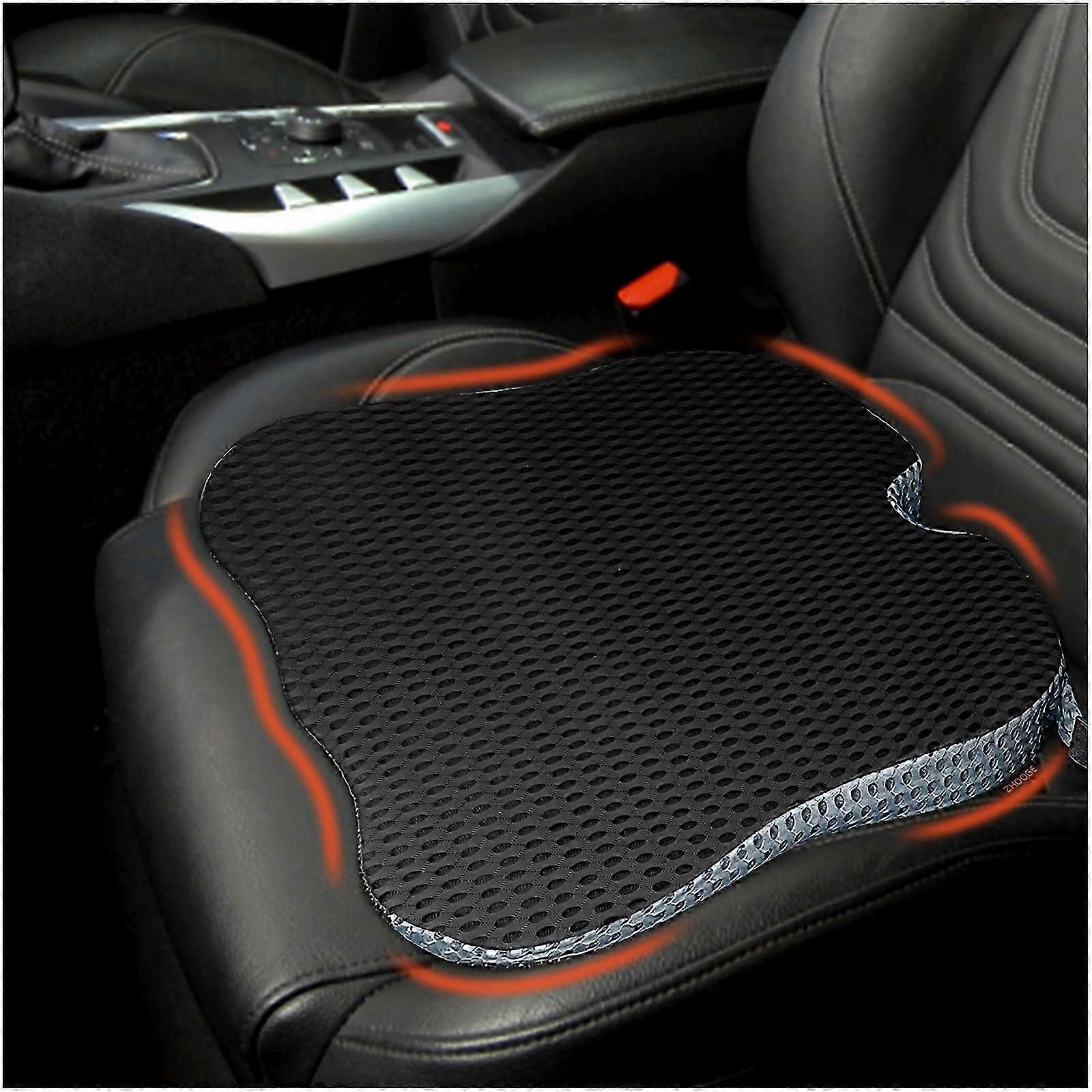 Posture support wedge for car seats with memory foam design