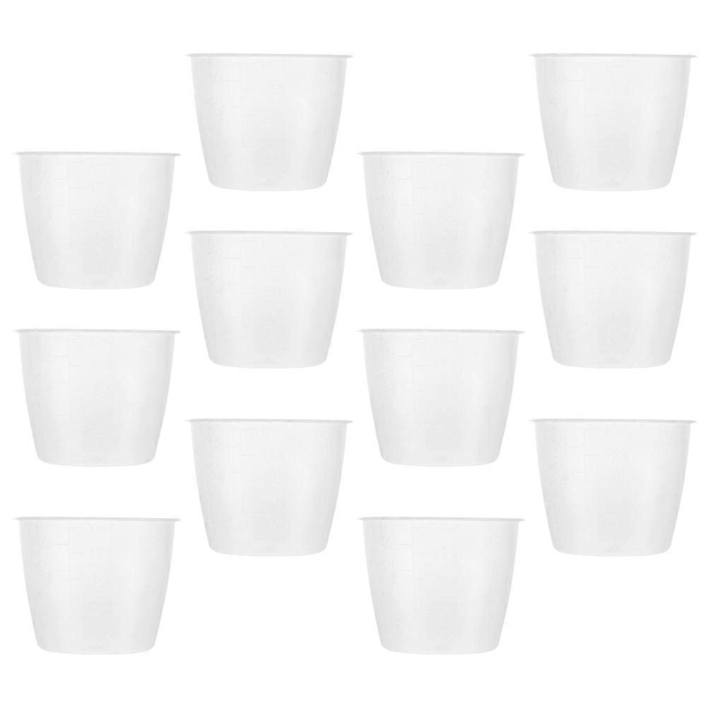 Rice Measuring Cups Kitchen Measuring Cups for Rice 12Pcs Transparent Plastic