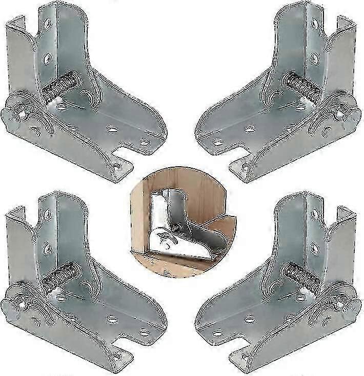 4-Piece Folding Workbench Set with Self-locking Hinges and Table Legs for XXF