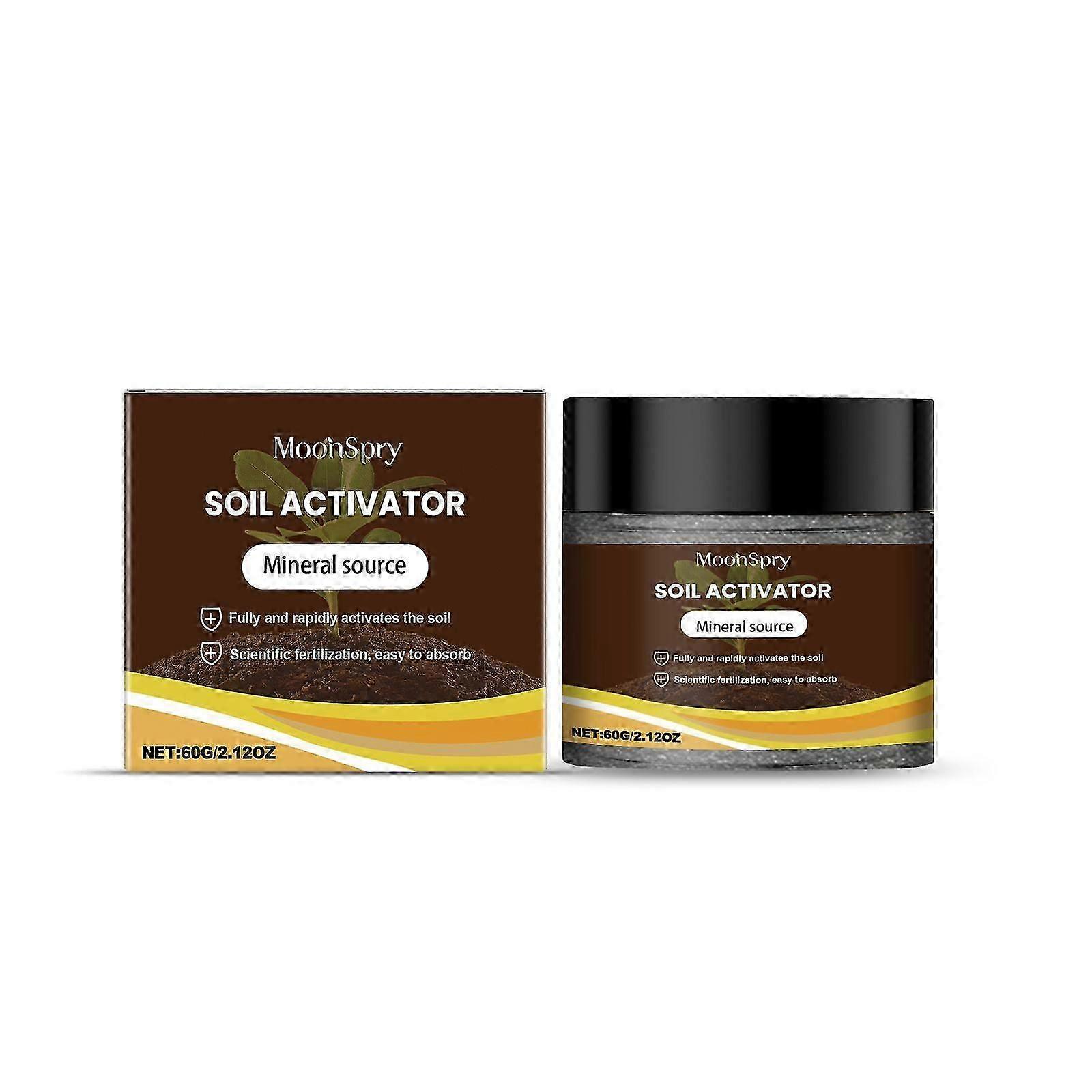 Organic Soil Activator - Boost Root Growth, Enhance Plant Health & Germination, Easy-to-Use Fertilizer for Loosened Soil, 60g