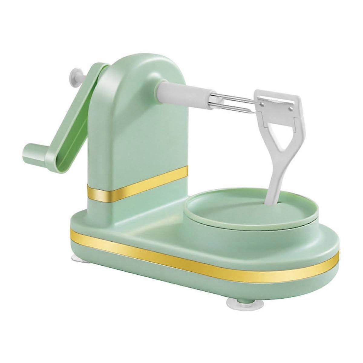 Fruit Peeler with Ergonomic Hand Crank, Manual Apple Peeler and Corer for MultiFruit Compatibility