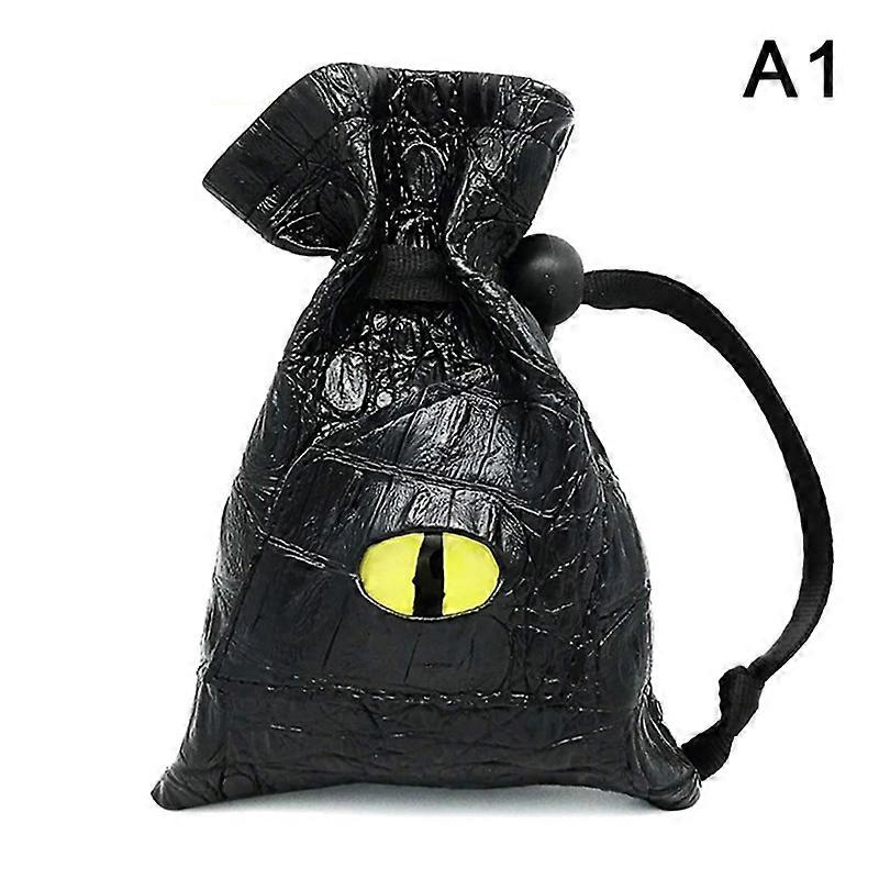 Sac �� cordon polyvalent en cuir PU pour d��s, tarots, cartes Oracle DND ; Id��al pour les pi��ces de monnaie, les bijoux et les accessoires du 