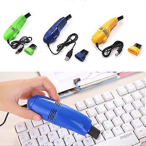 1X Mini Computer Vacuum USB Keyboard Cleaner PC Laptop Brush Dust Cleaning Kit
