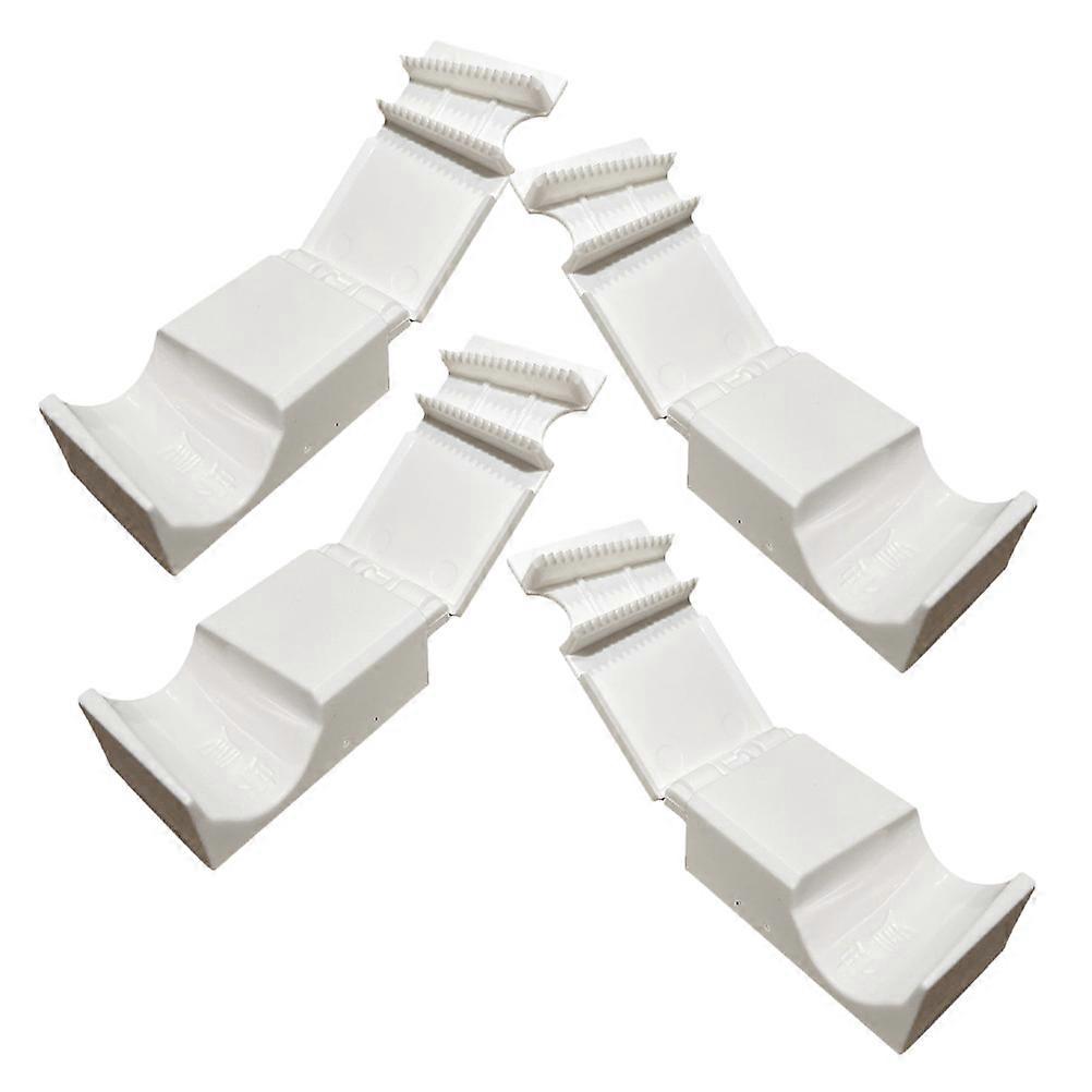 Beige Plastic Crawfish Tool for Kitchen Use 4Pcs Set