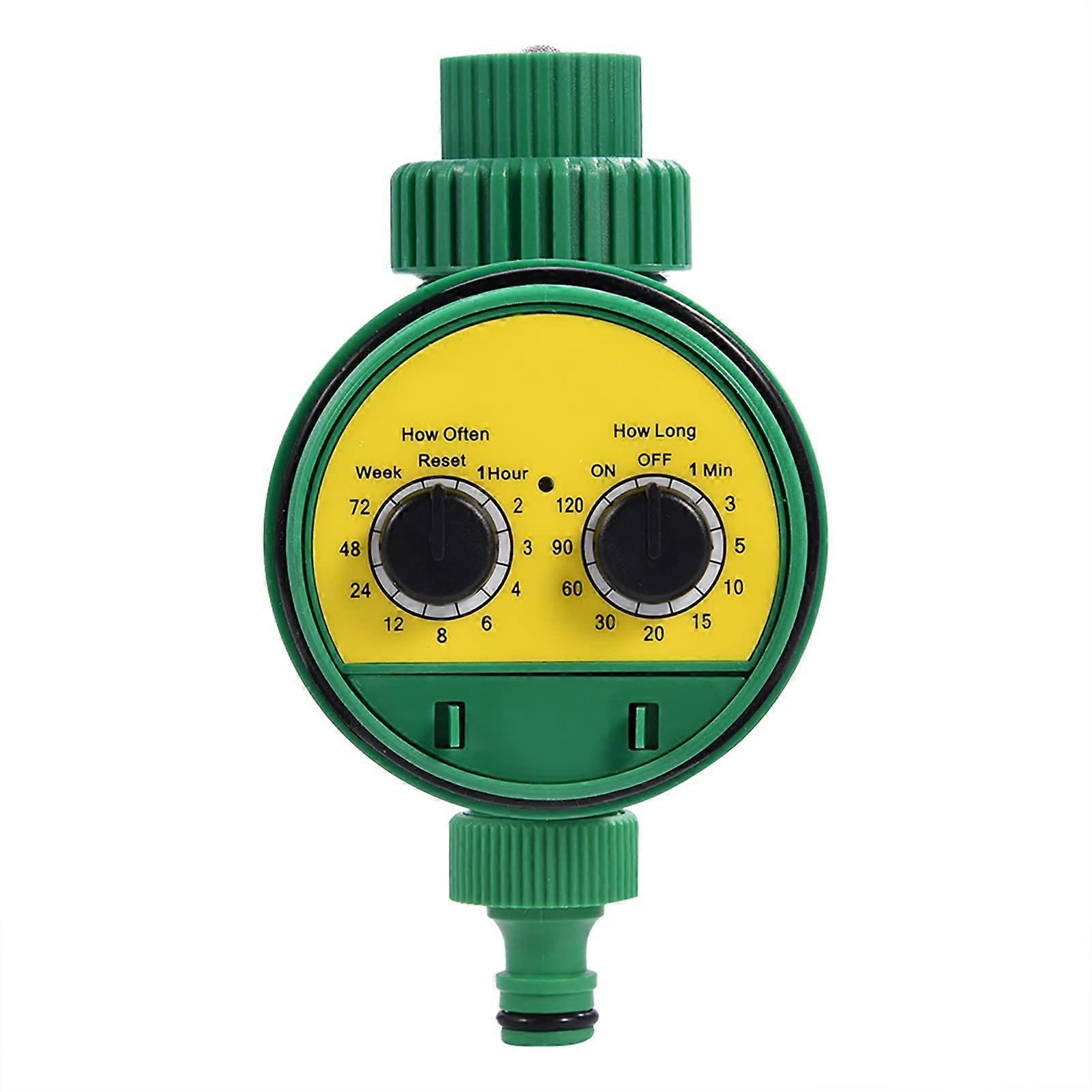 Garden Water Timer with Smart Watering Schedule, Automatic Irrigation Controller for Lawn and Yard