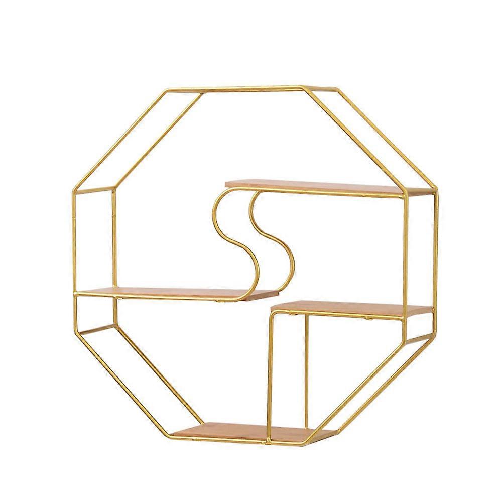 -Mounted Rack for Storage 1Pcs Delicate Iron Rack Creative Shelf