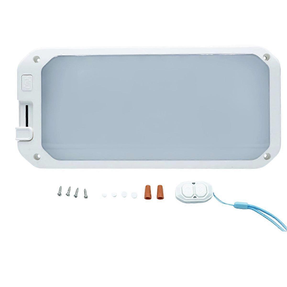 RV Ceiling Light LED Lights RV Interior Light 3 Color Dimmable Light with Remote Control