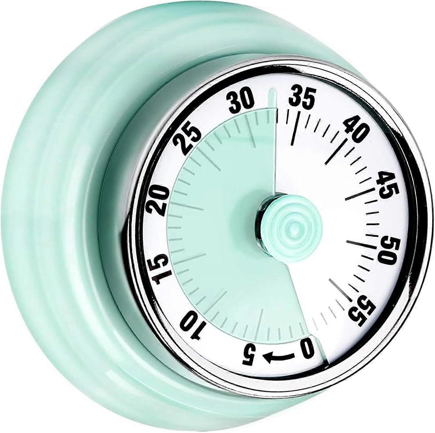 Kitchen Timer, Visual Timer, 60-Minute Countdown Timer, 360-Degree Rotating Mechanical Timer for Kids and Adults, for Work, Cooking, and Teaching