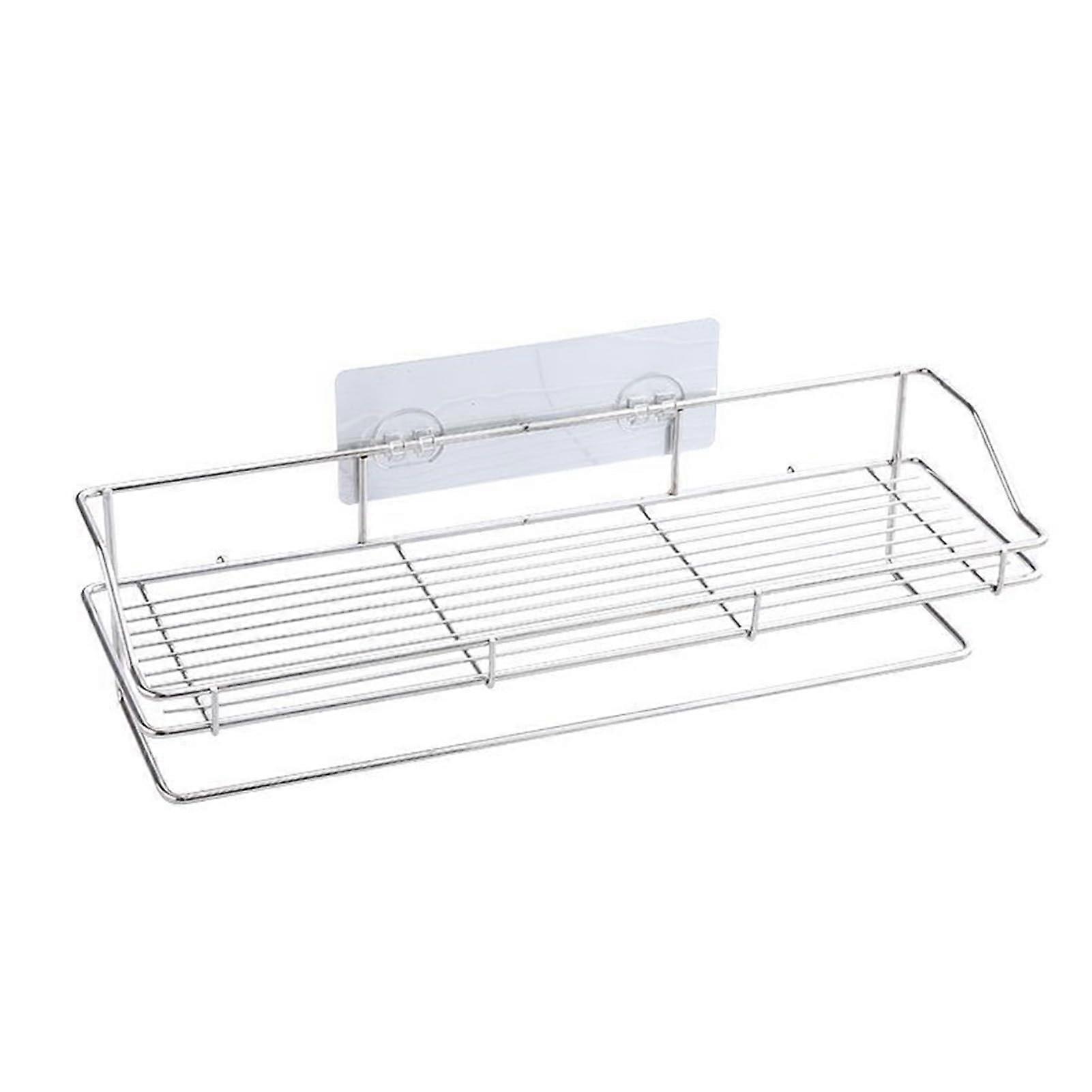 Stainless Steel Waterproof Wall Mounted Bathroom Towel Rack with SpaceSaving Storage