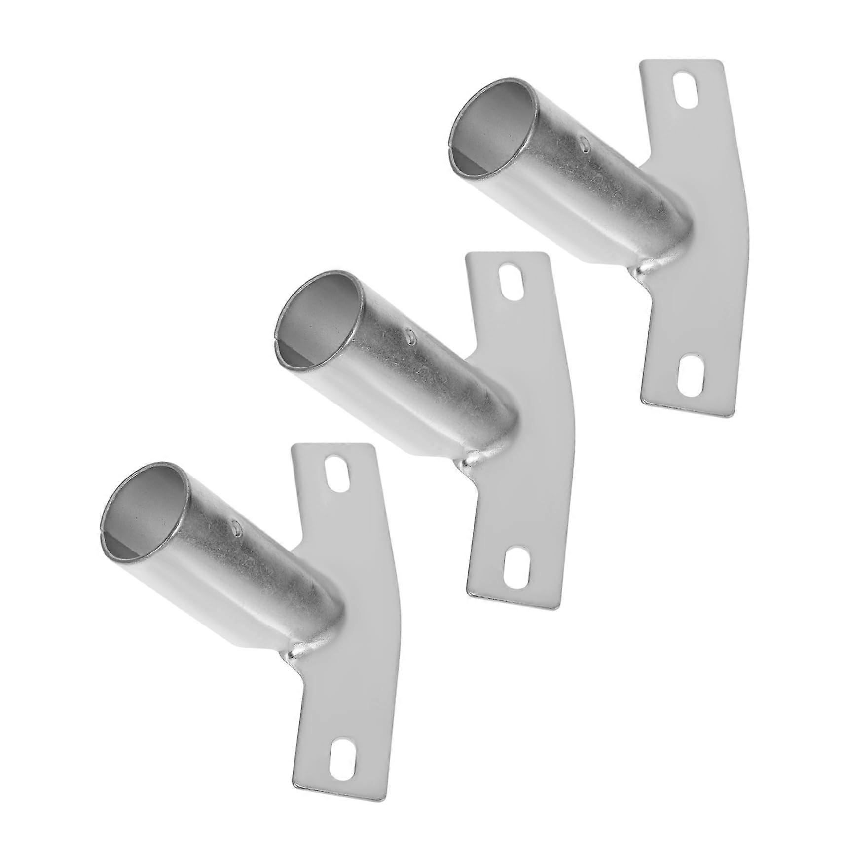 Metal Broom Handle Adapter with Secure Fit, Universal Pole Connector for Floor Brush Replacement