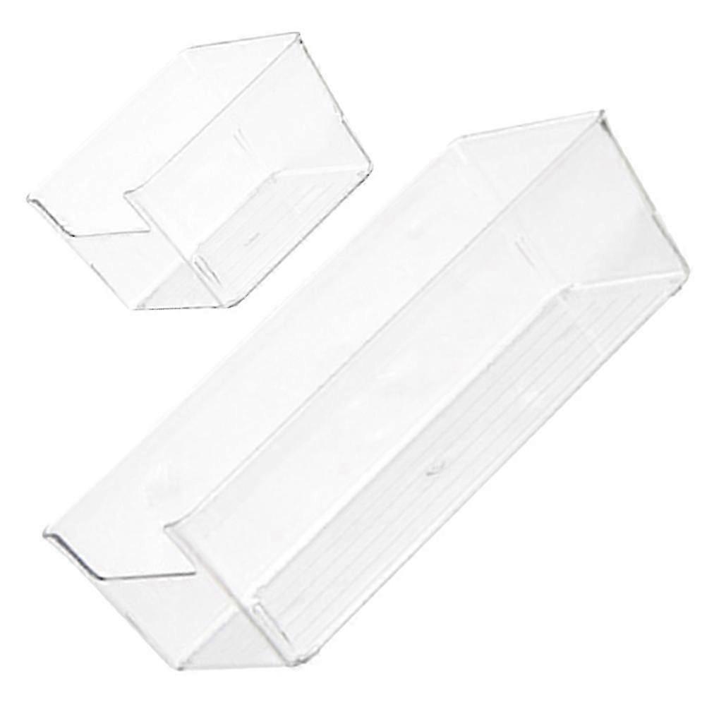 Drawer Storage Boxes Transparent Desktop for Storage Use 6Pcs
