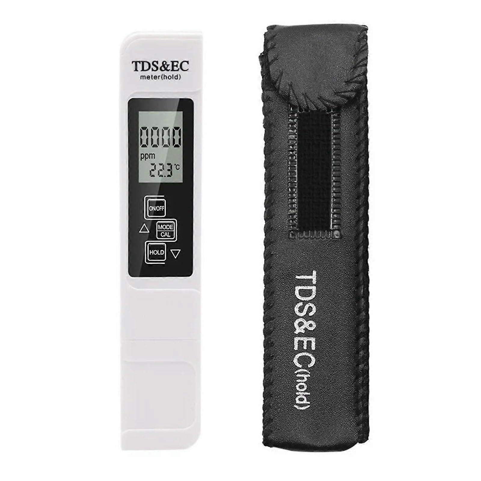 TDS EC Water Quality Tester 3in1 Digital TDS Meter with LCD and Automatic Temperature Compensation