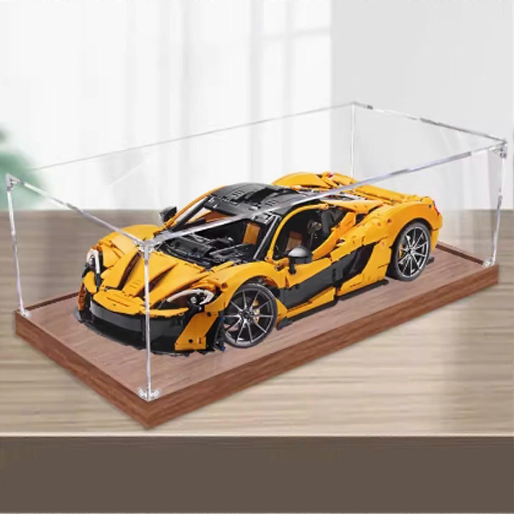 Acrylic Transparent Dustproof UV Protection 2mm Display Case Showcase for  42172 Racing
