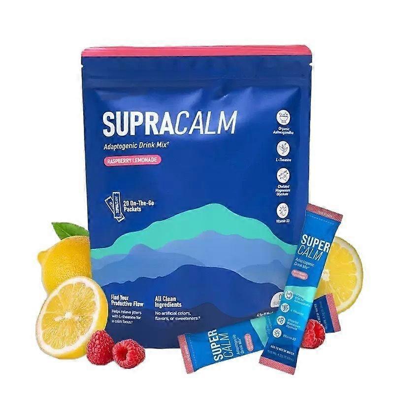 Raspberry Supercalm 20-Count Detox Health Tea Bags