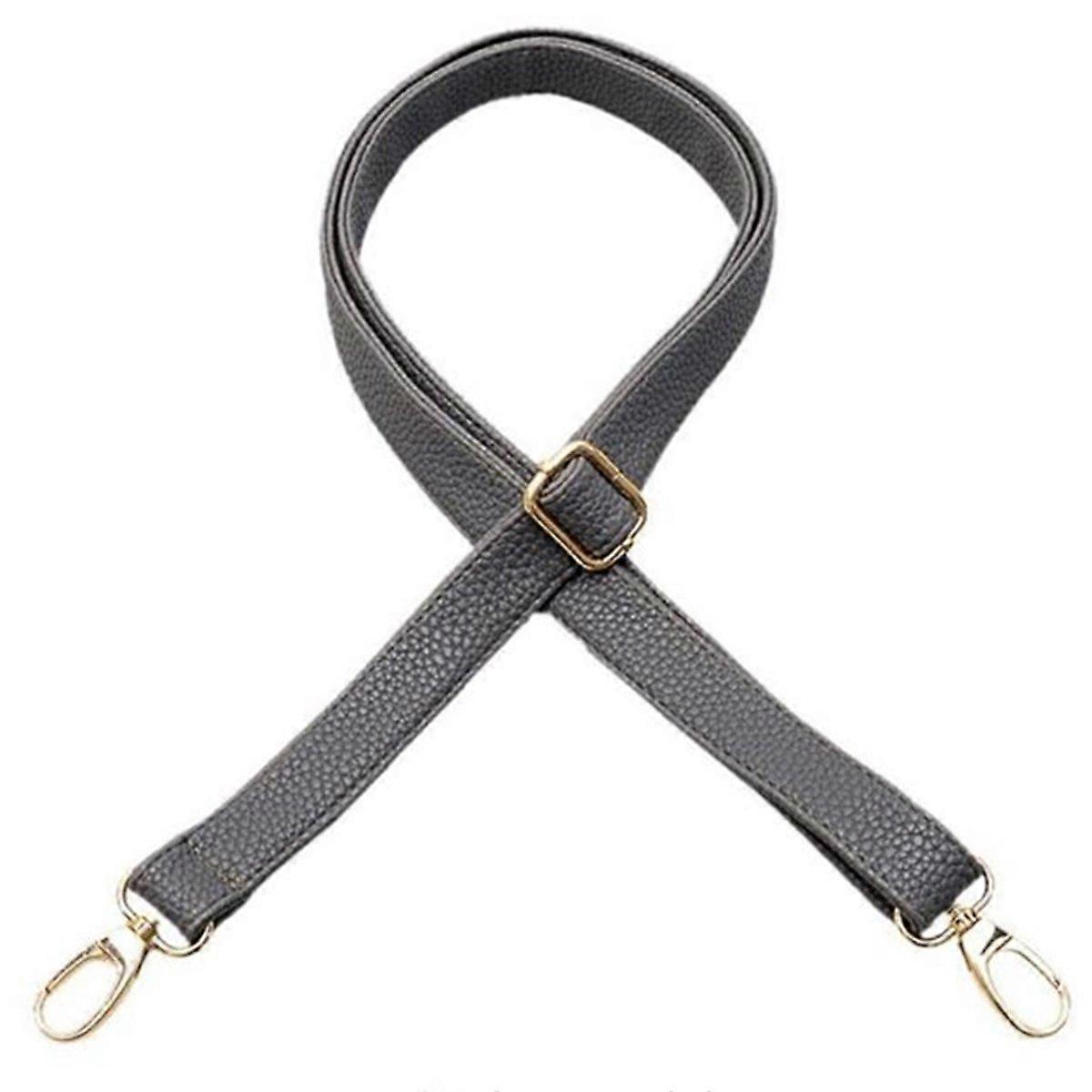 Leather Purse Strap Replacement Grey Slim Adjustable Crossbody Shoulder Bag Strap 150cm