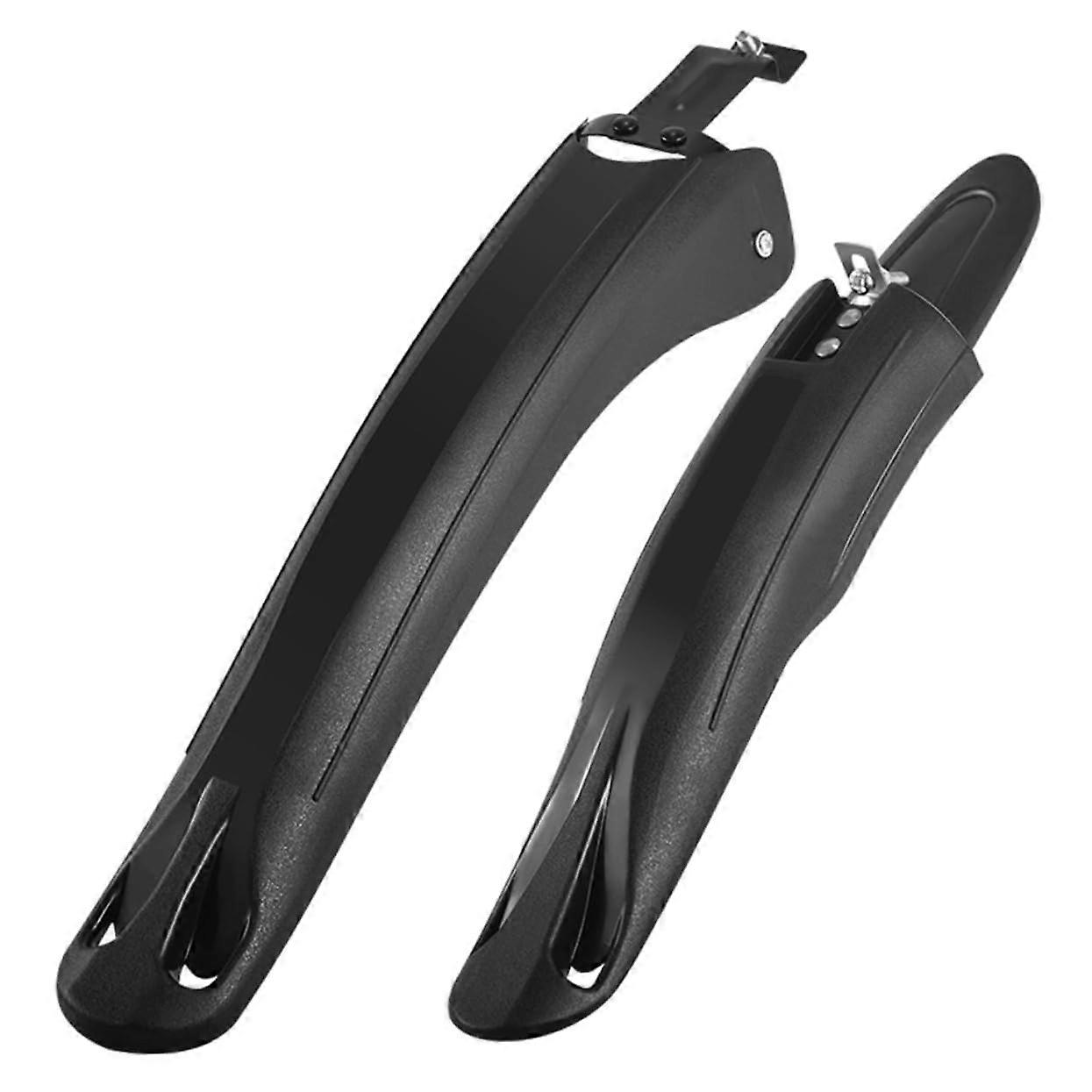 Mountain Bike Mudguard Set Front and Rear Adjustable Lightweight Easy Install for MTB
