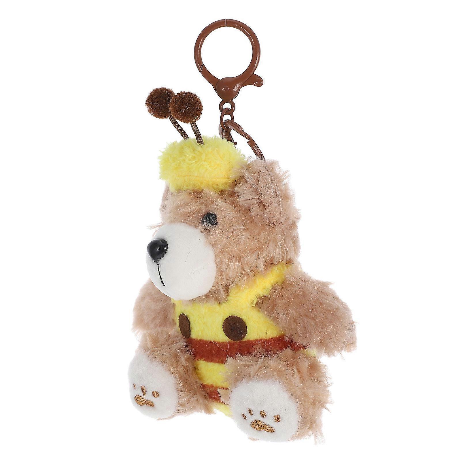 Fine Craftsmanship Plush Keychain Accessory for Women's Backpack 1Pc
