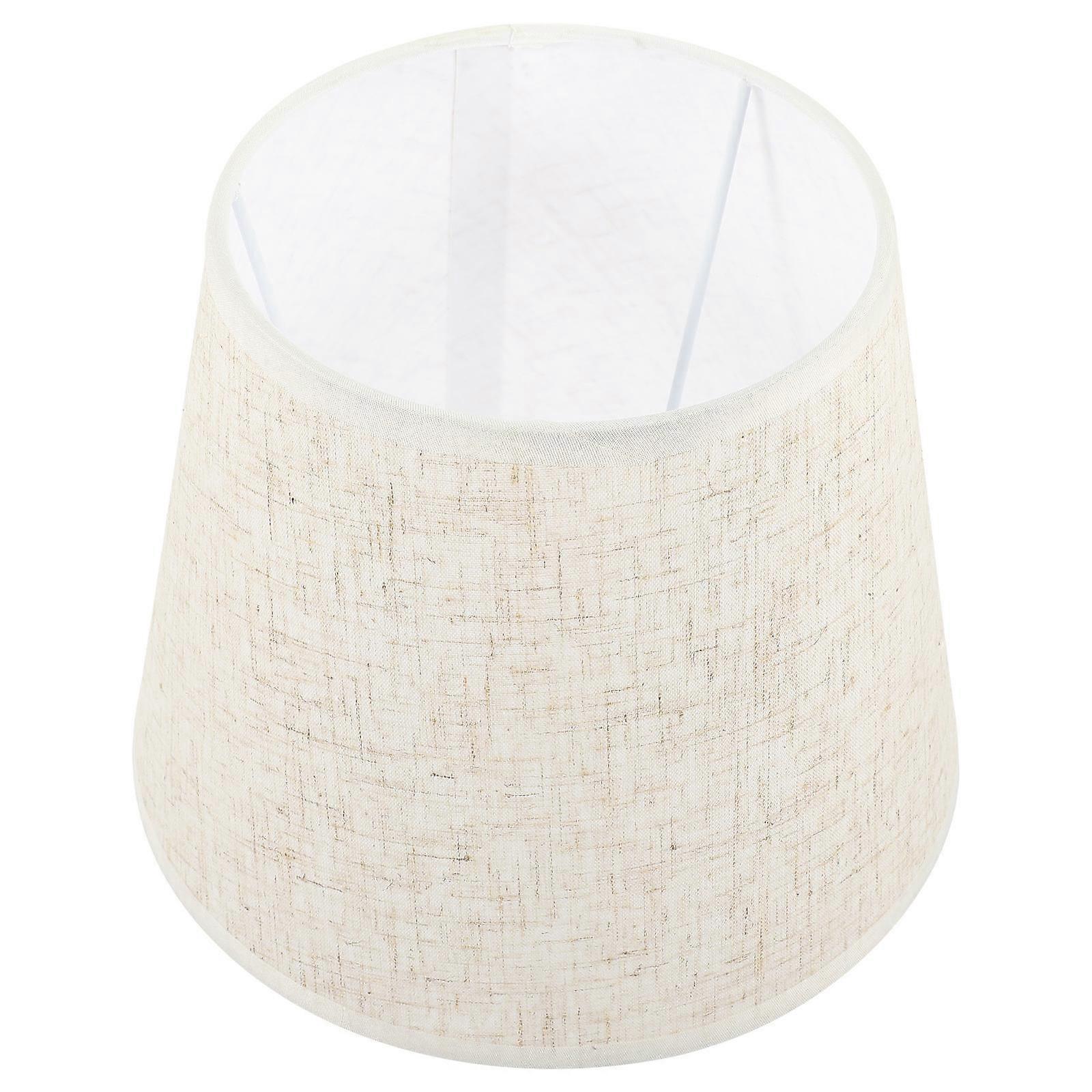 Fabric Lamp Shade Replacement for Table Lamp Beige Cover E27