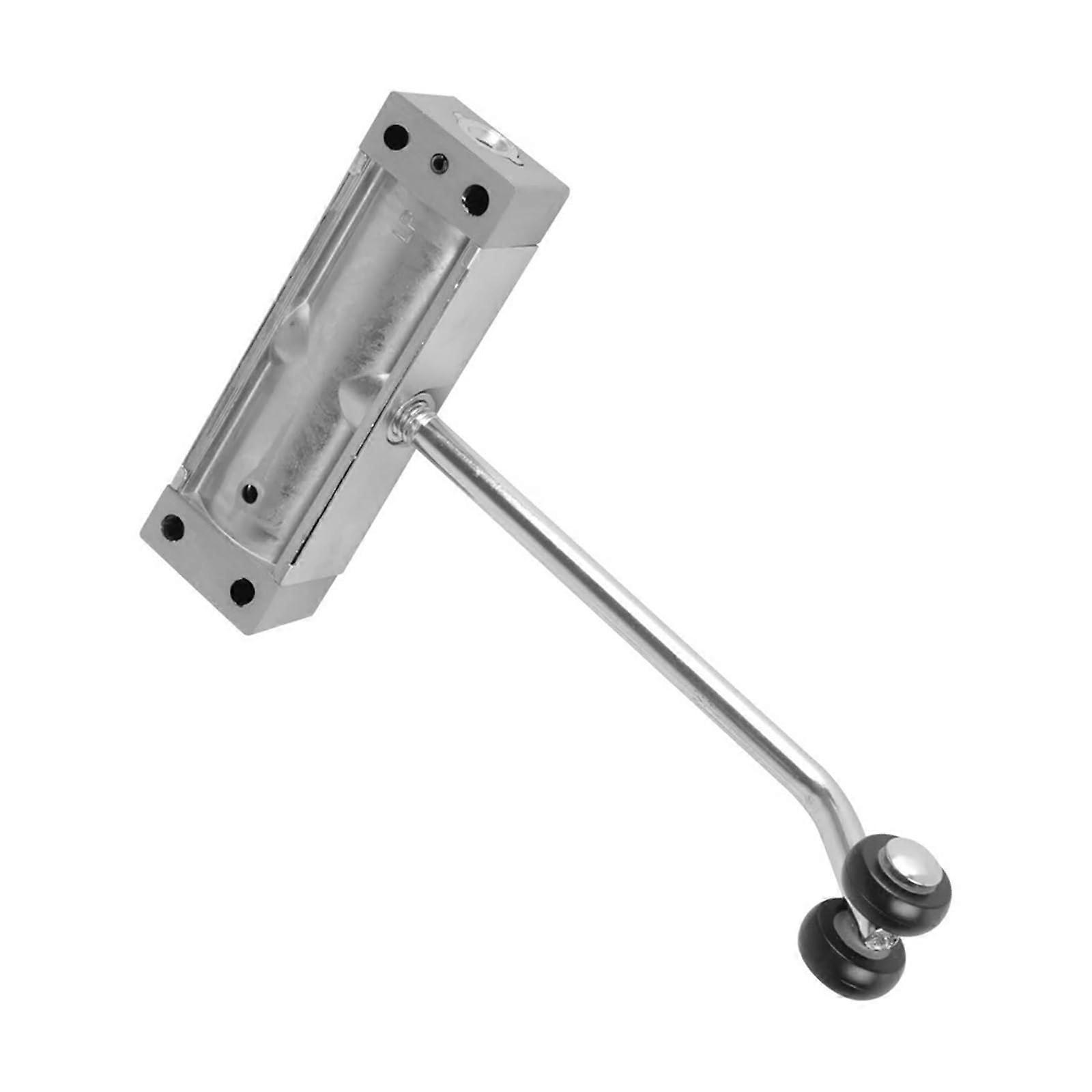 Automatic Door Closer Adjustable Speed Stainless Steel Security Device with Silver Finish
