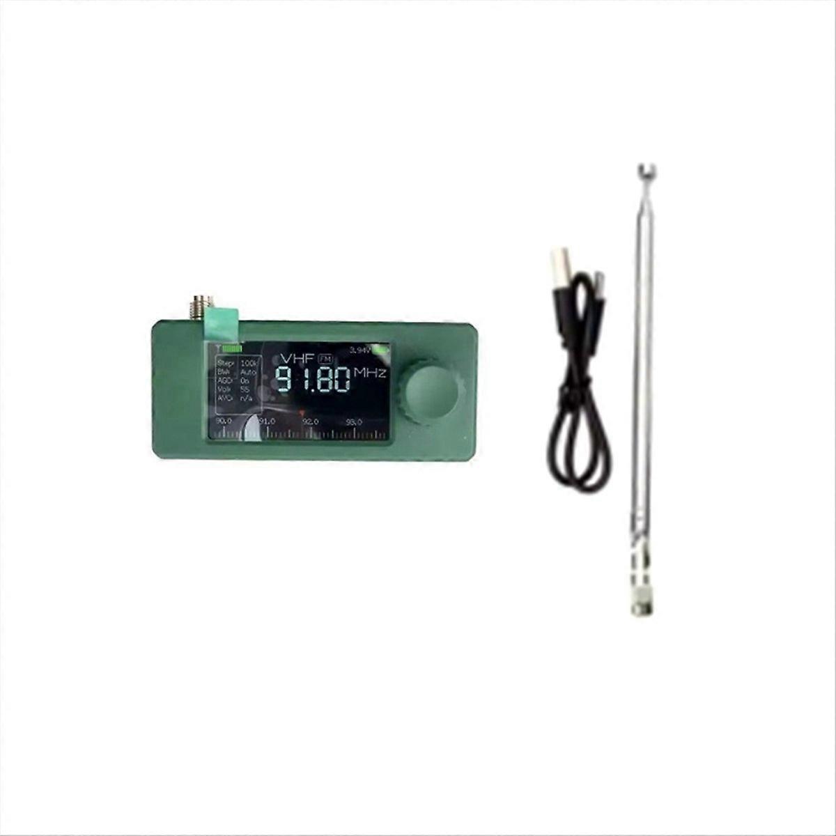 Receptor de rádio SI4732 9,9kHz-181MHz LSB USB AM FM Display de 1,9 polegadas