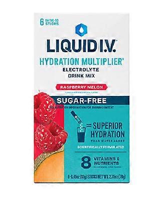 Liquid I.V. Hydration Electrolyte Drink Mix Sugar Free Raspberry Melon