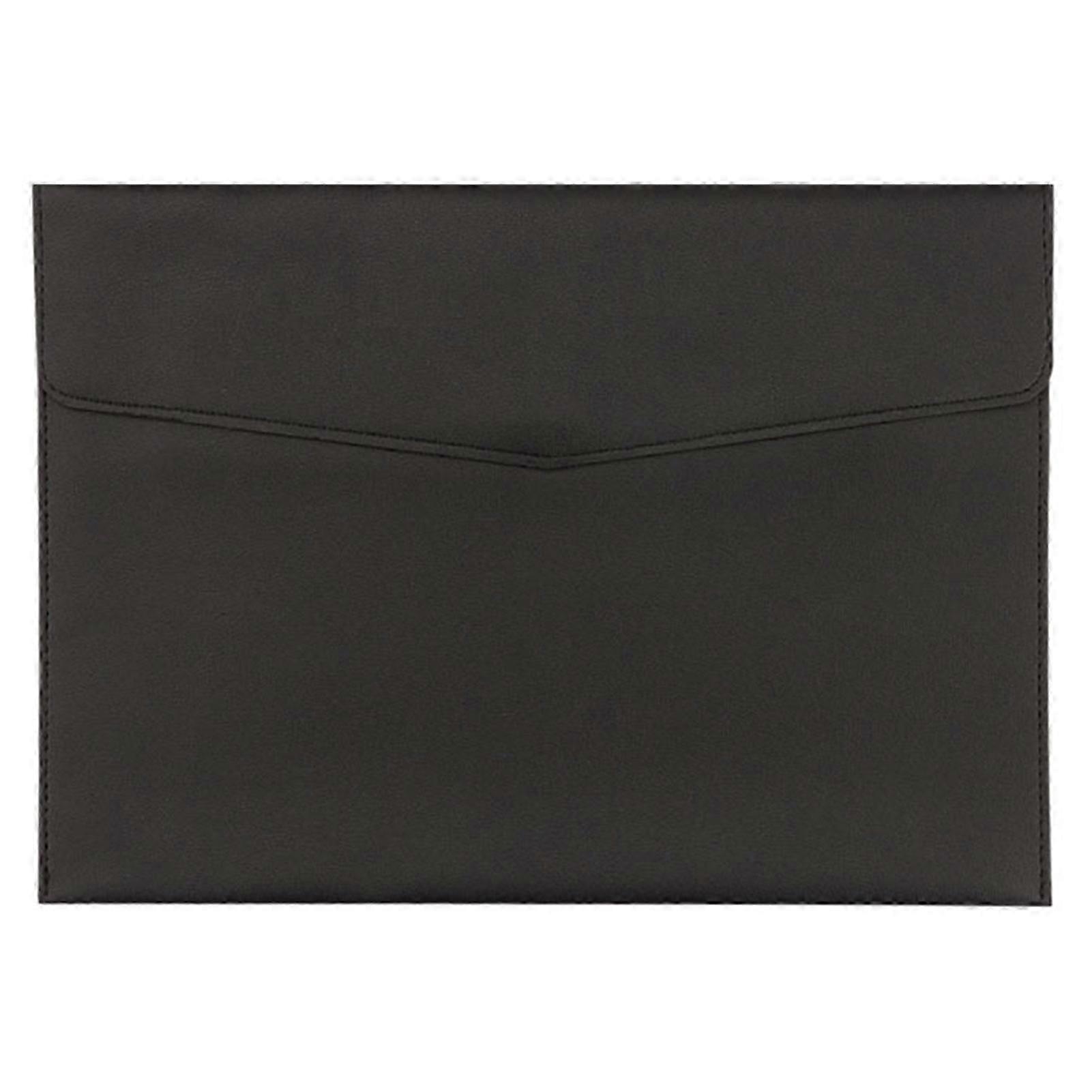 Leather Organiser A4 PU Leather Document Folder Document Holder Waterproof Splashproof Document Bag