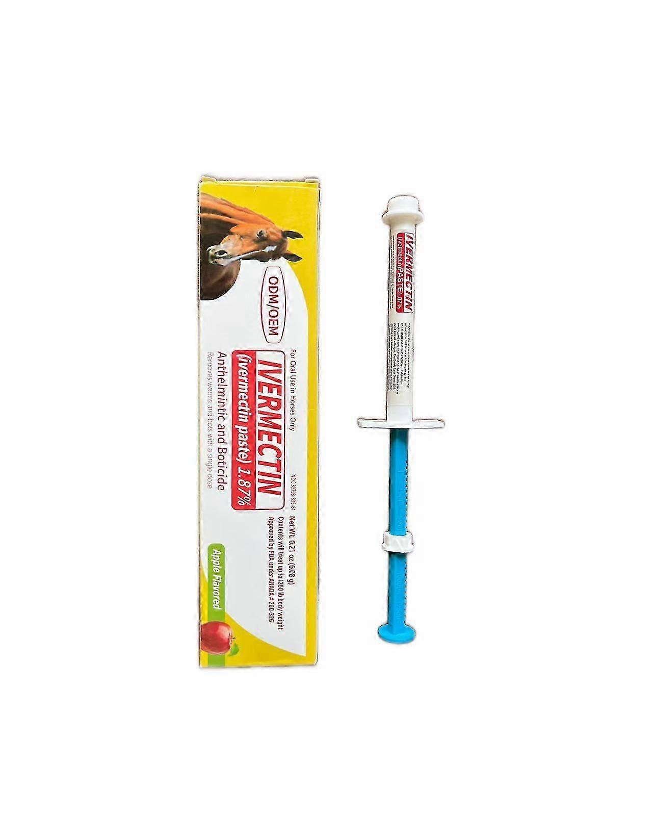 Æblesmagende ormekur til heste til ormekur og balancering