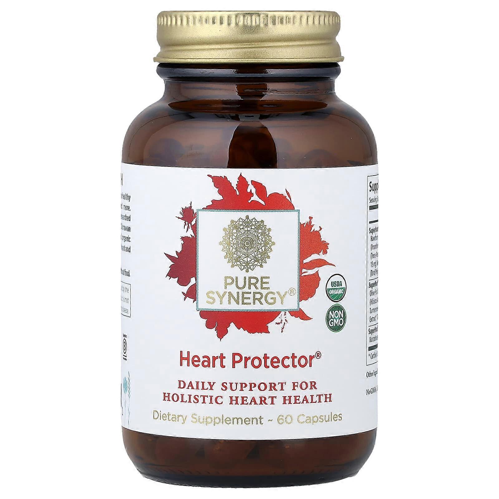 Pure Synergy, Heart Protector, 60 Capsules