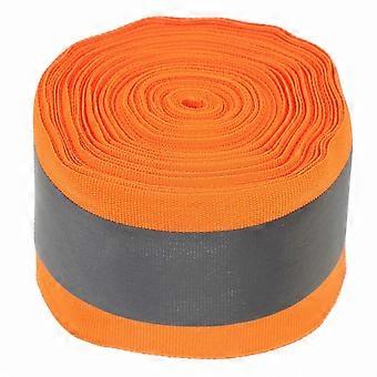 High-Visibility Reflective Tape 10m Polyester Ideal for Safety and Warmth Applications