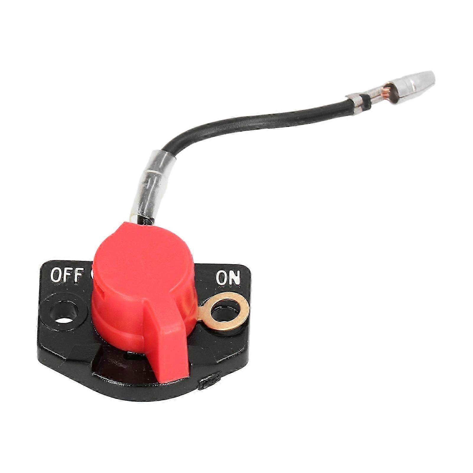 EY20 Diesel Engine Flameout Stop Switch Accessory Black Red