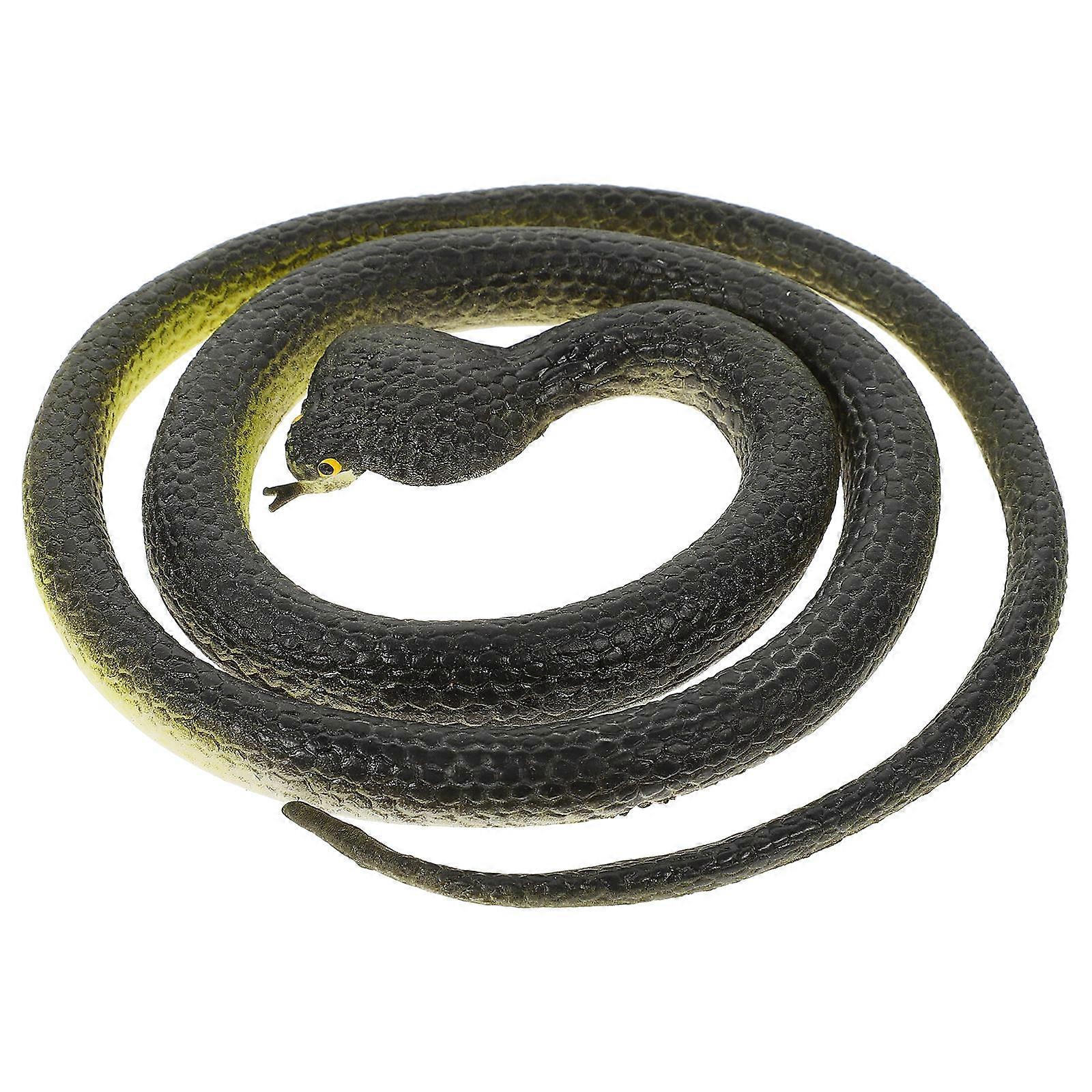 Prank Snake Toy Artificial Snake Model for Playing 4Pcs Plastic
