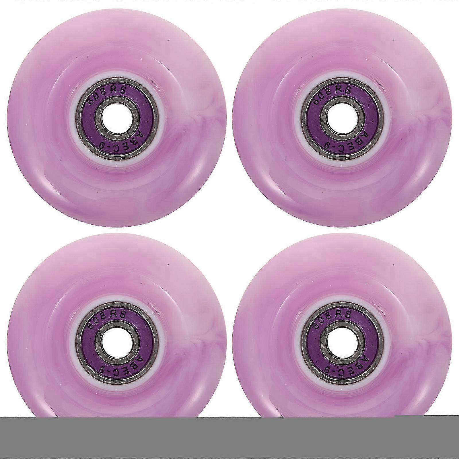 4Pcs Roller Wheels Replaceable Skate Wheels Replacements Decorative Skate Wheels Roller Skating Wheels