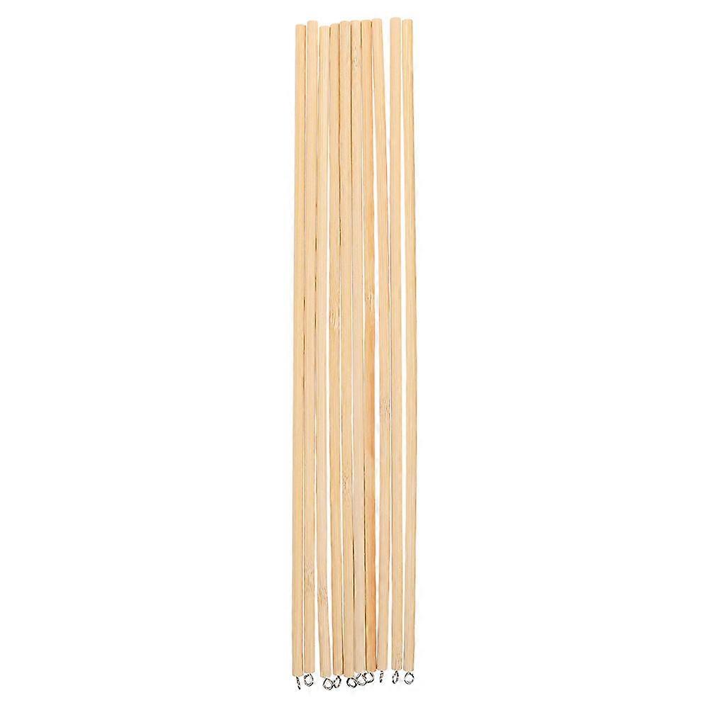 Hand Puppet Control Stick Wooden Manipulation Rods for Puppet Performance 10Pcs