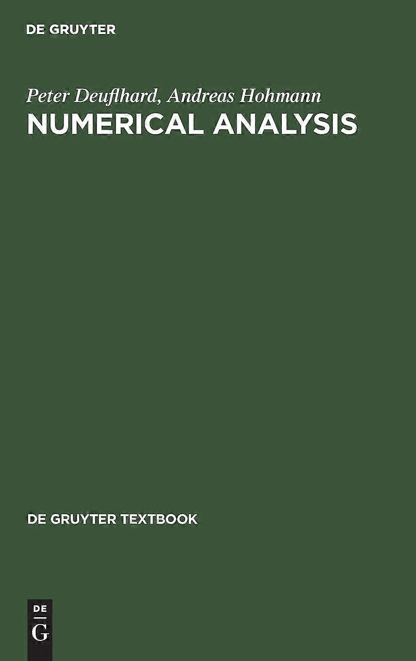 Numerical Analysis - Peter Andreas Deuflhard Hohmann - Hardcover - en Book