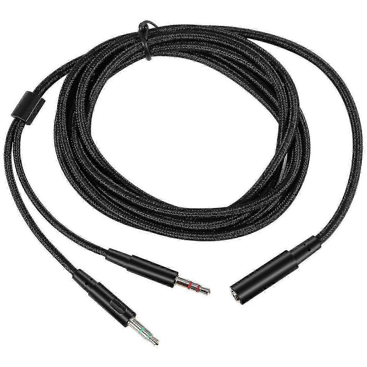 3.5mm Universal 2 in 1 Gaming Headset Audio- Extend Cable