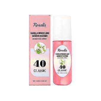 Vanilla Woods & Jasmine Blooms Fragrance Spray 100ml, Alcohol-Free Body & Hair Mist for Women, Lightweight Water-Based Perfume Ideal Gift for Teens
