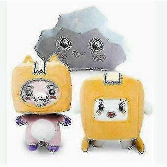 2026 Lankybox Boxy + Foxy + Rocky Plush Soft Stuffed Toy Kid Plushie Doll. Xmas Gift-