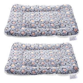2Pcs Pet Floor Pad Dog Sleeping Mat Comfortable Dog Pad Warm Dog Mat Indoor Cat Floor Mat