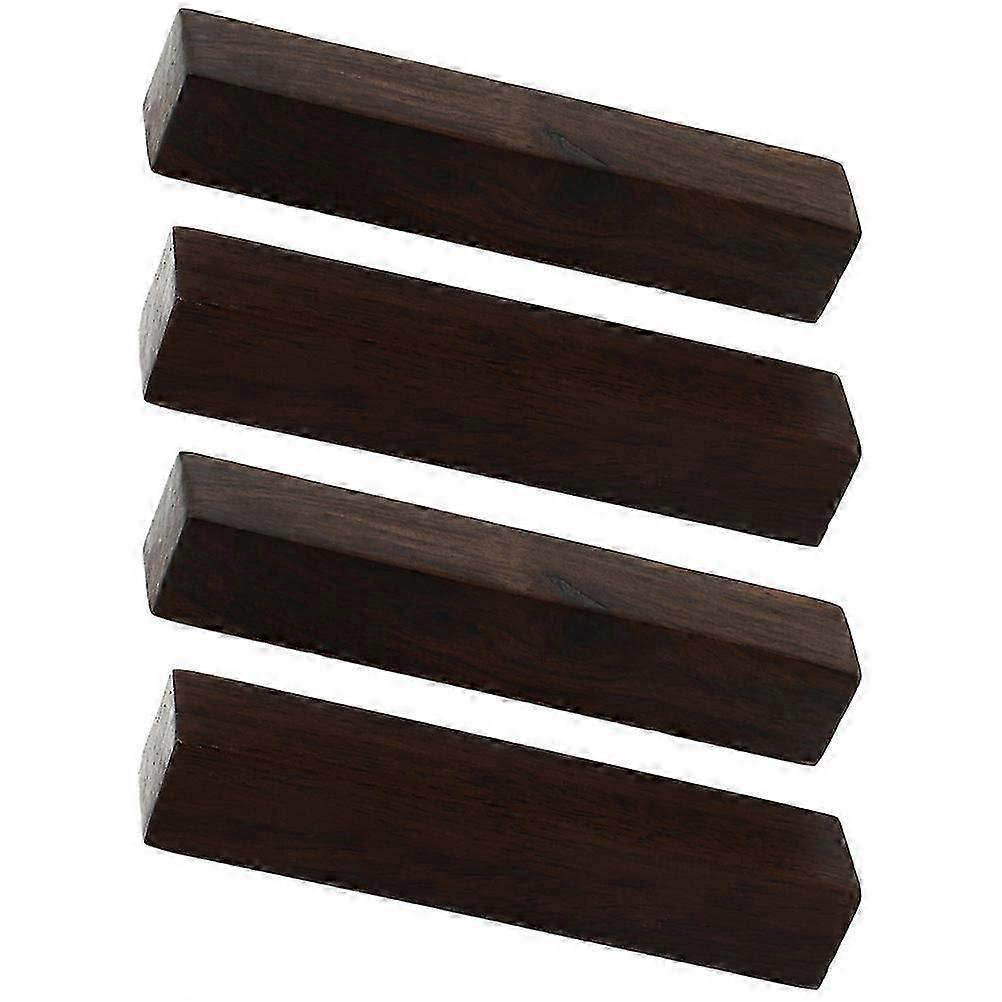 Rectangular Solid Wood Paperweight for Calligraphy Practice, Durable Desk Weight, 20 Pieces