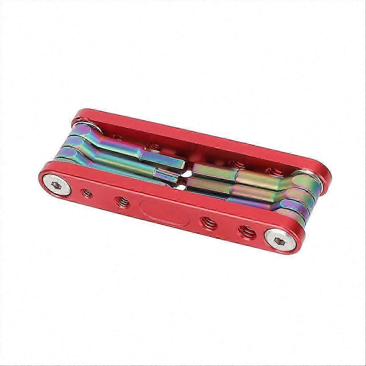 Folding Multi-Tool with Hexagonal Socket Wrench and Screwdriver, Work Wrench Key