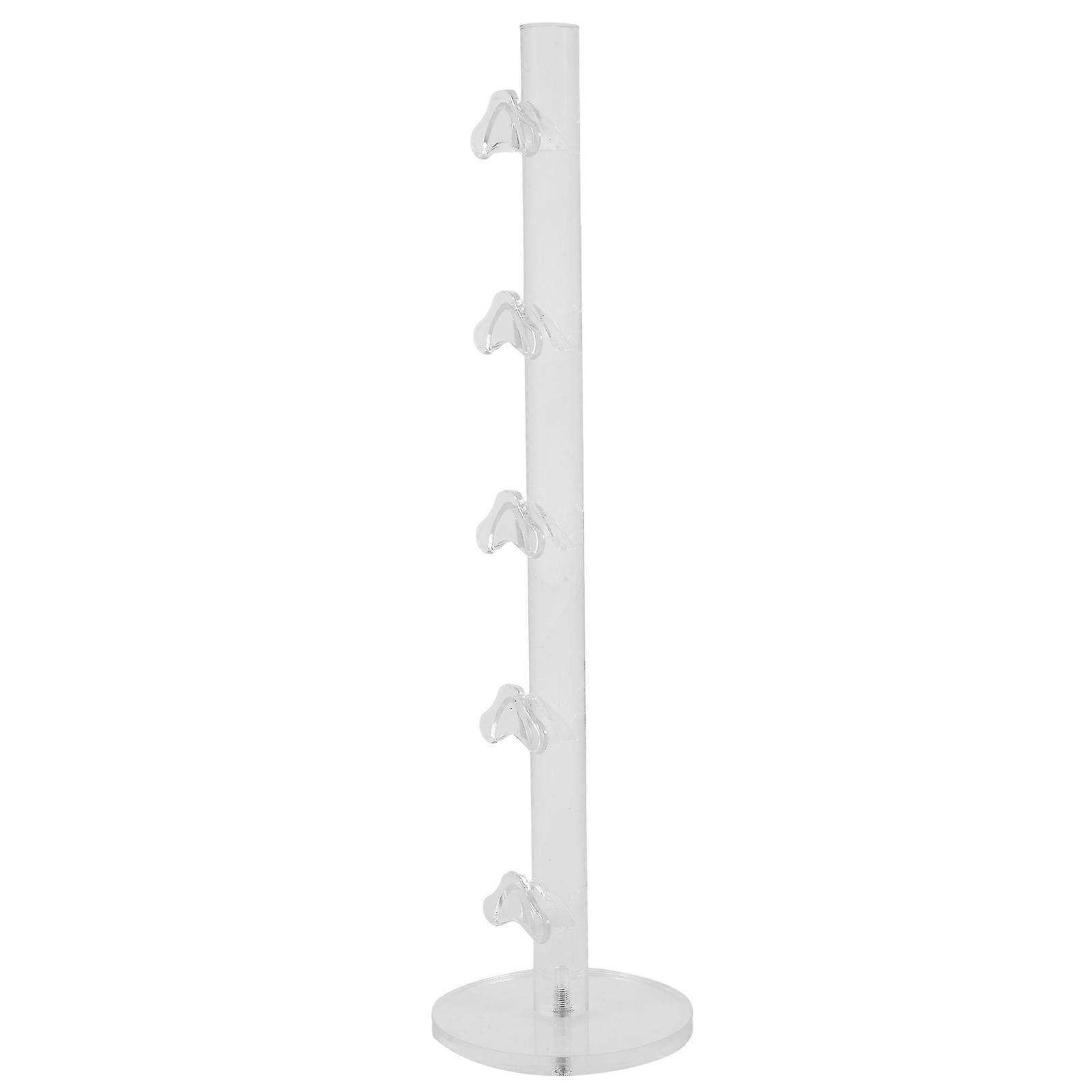 Eyeglass Holder Stand Glasses Rack for Display 2Pcs Transparent Multi-Layer