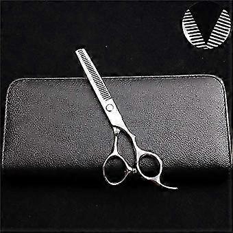 Hair Cutting Scissors 6 Inch Japanese Stainless Steel Ergonomic Barber Shears for Precise Cutting